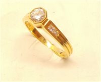 Anello Brotto Gioielli Donna Mario Fontana in Oro giallo Diamante 0.44 Ct 01075D55/28-12 - 01075D55/28-12